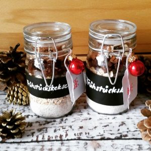 Geschenk Aus Der Kuche Keks Backmischung Im Glas Gluckstopf