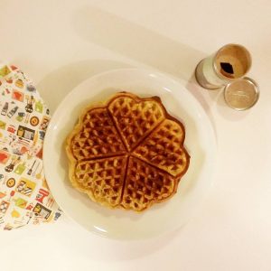 Foto von Vollkorn-Waffeln