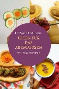 Abendessen für Kleinkinder