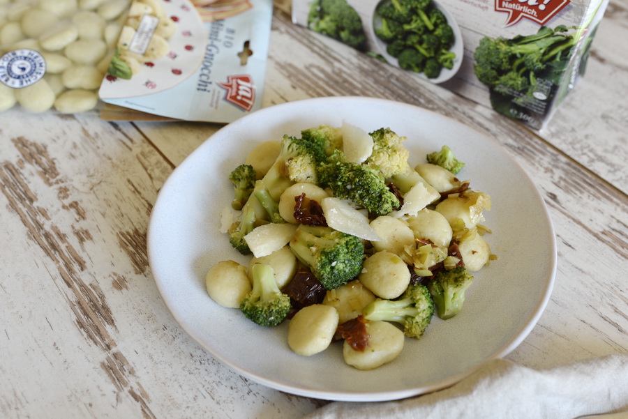 Schnelle Küche: Gnocchi mit Brokkoli