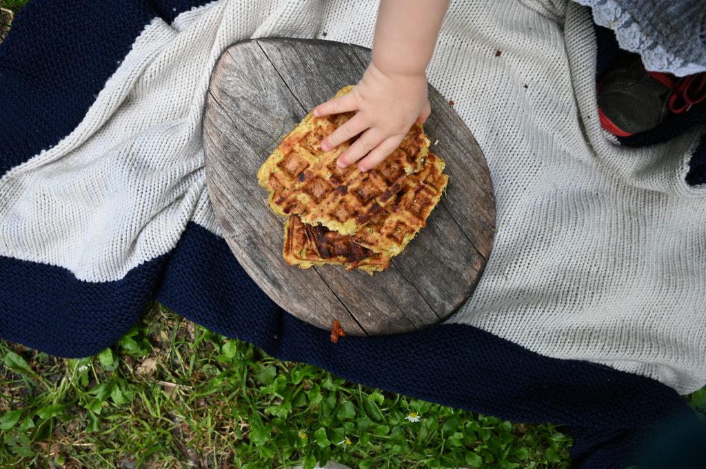 Zucchiniwaffeln