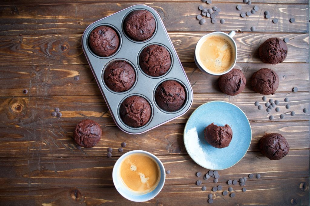 Double Chocolate Zucchini-Muffins