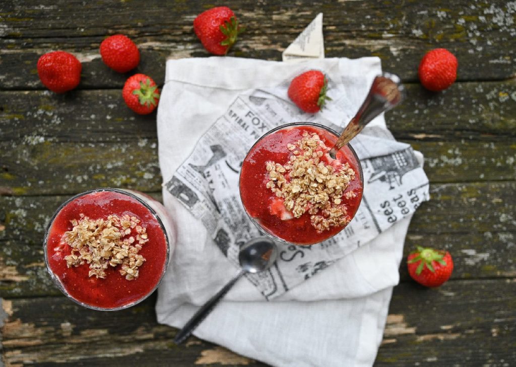 Erdbeer Cheescake gesund