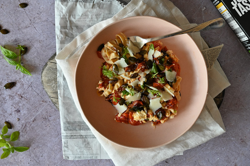 Ofen-Tomaten-Pasta