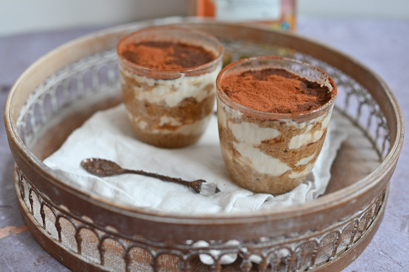 Tiramisu ohne weißen Zucker